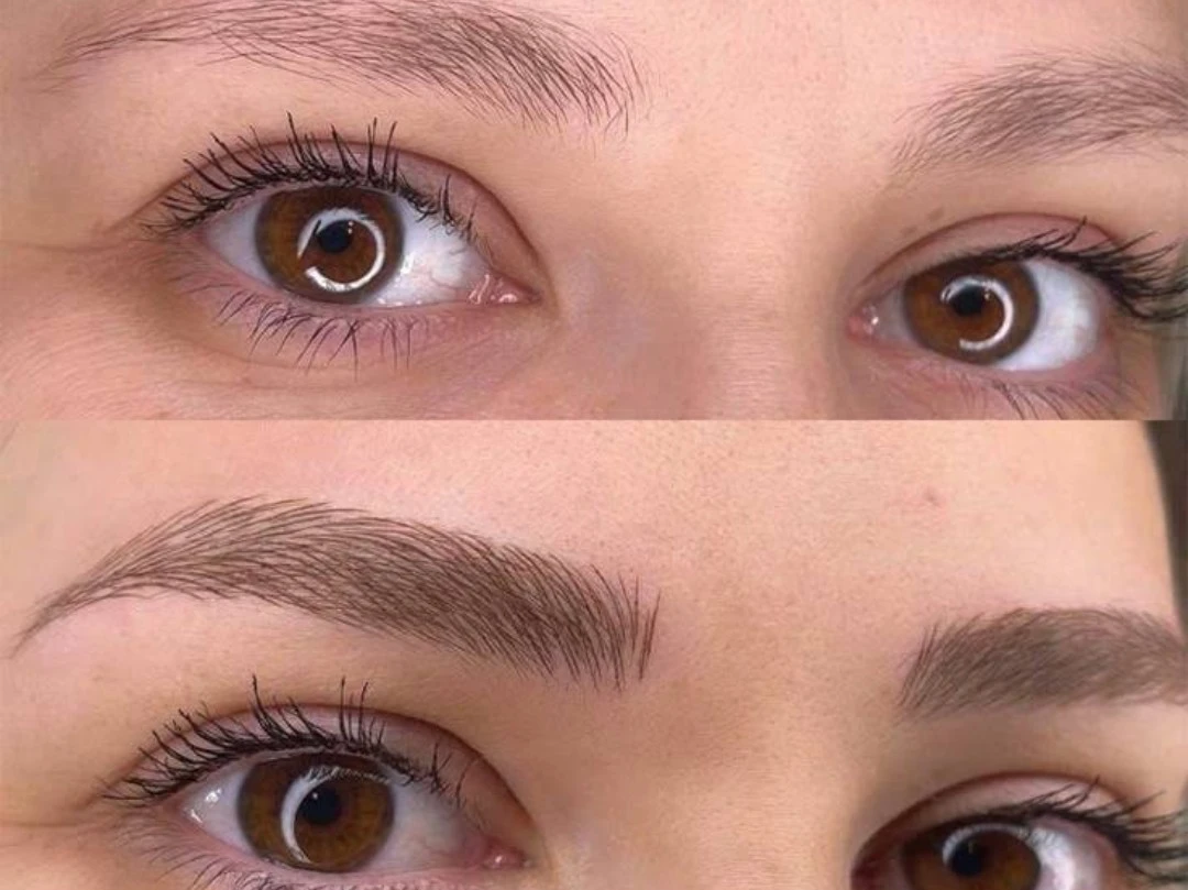 Microblading de cejas pelo a pelo realizado en CADII Estética Lanús